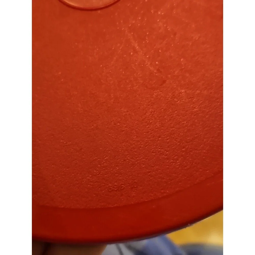 Vintage Tupperware Replacement Red Mix-N-Store Lid Seal 696 w Pour Spout 697 7